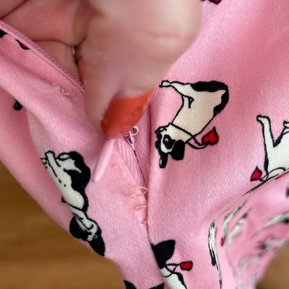 NWT ModCloth Ixia French Bulldog Print Dress - Picture 8 of 8